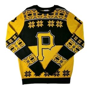 Pittsburgh Pirates Logo Crew Neck Sweater Large MLB Baseball Sportswear Apparel